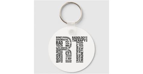 Radiology Rt Rad Tech Keychain Zazzle
