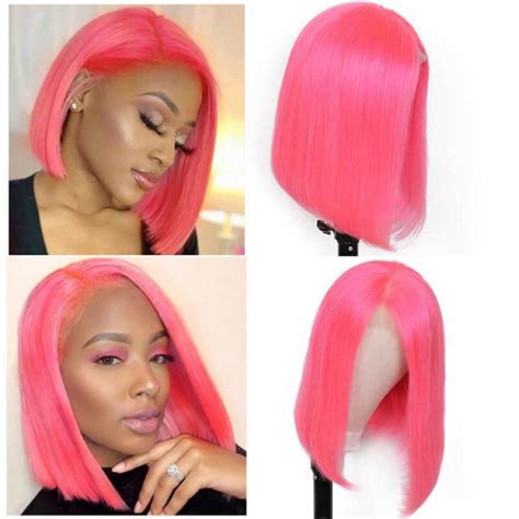Unice Hair New Fashion Cool Short Pink Bob Wig African American