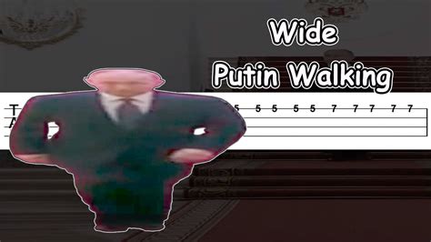 wide putin walking meme bass tabs tutorial youtube
