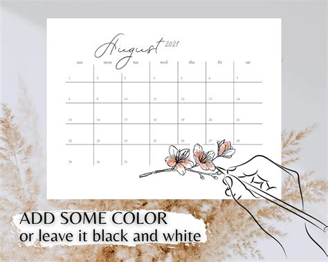Aesthetic Monthly Calendar Printable Autumn Moons Studio Image Result