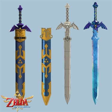 Fully Assembled Zelda Sheath For Master Sword Breath Of The Wild