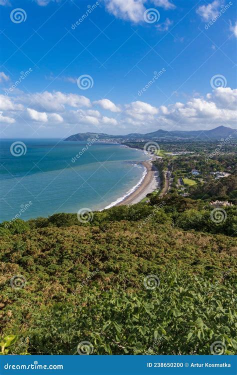 A View From Killiney Hill Over Dublin Bay Ireland Stock Photo Image