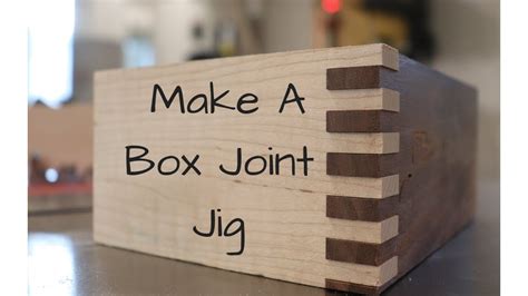 How to make finger and box joints with only a router. How To Make A Box Joint Jig - YouTube