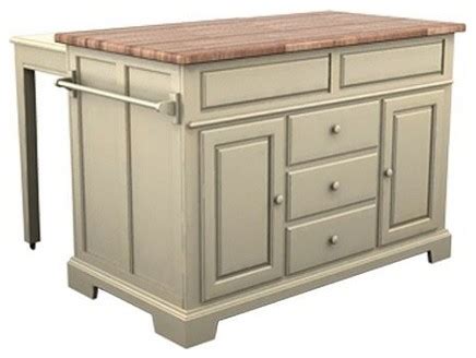 Having a kitchen island that supports pull out table is obviously beneficial. Kitchen City Island With Pullout Table - Transitional ...
