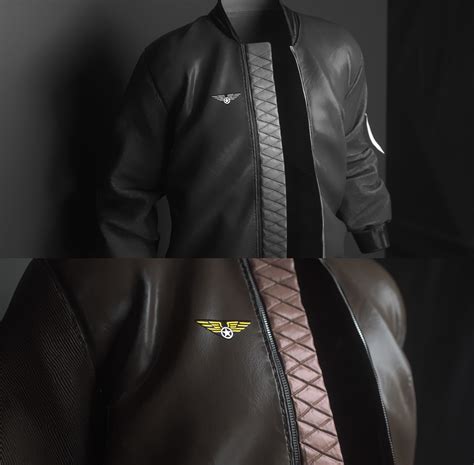 Leather Bomber Jacket Marvelous Designer Garment Behance