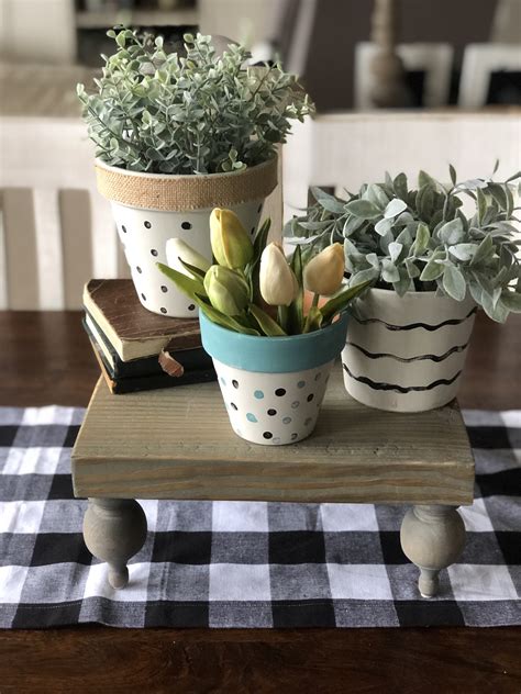 Painted Terracotta Pots For An Easy Diy Project So Cute And Fun