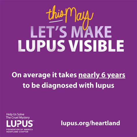 Help Spread Awareness Of Lupus Heartland Lupus Foundation Of America