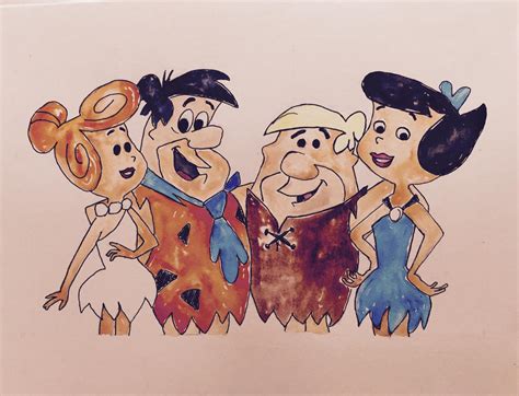 The Flintstones By Mybuttercupart On Deviantart