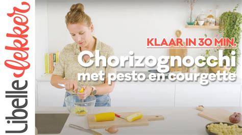 Klaar In Minuten Chorizognocchi Met Pesto En Courgette Youtube