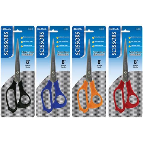 8 Stainless Steel Scissors Crown Office Supplies