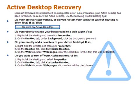 Fixing Restore Active Desktop On Windows Xp Super User