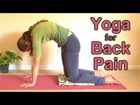 As it can help to improve your posture, keep your body flexible, and strengthen your core muscles to give your back more support. Relaxing Yoga for Back Pain. Beginners Home Workout ...