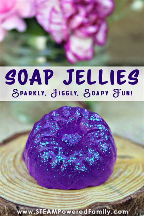 Jelly Soap Making Sparkly Jiggly Soapy Fun Jellies Diy Jelly Soap Recipe Jelly Soap Diy