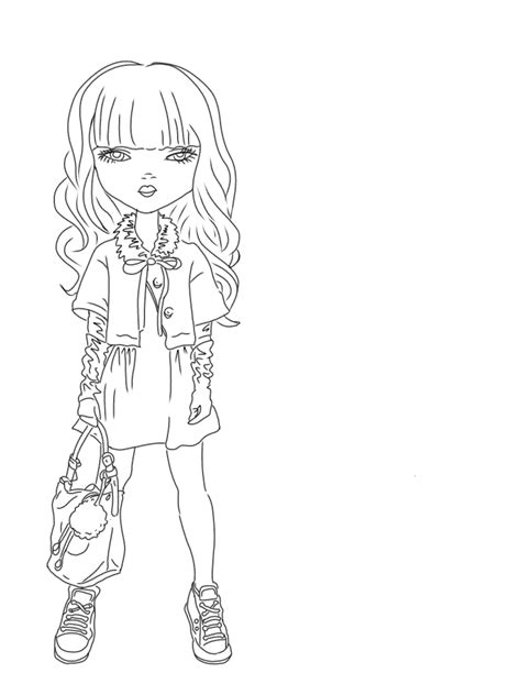 Ingeniera De Ideas Fashion Girls Coloring Pages For Kids