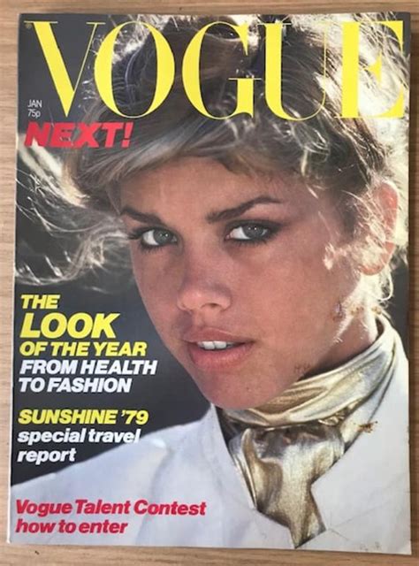 Vogue Uk Jan 1979 Original British Vintage Fashion Magazine Etsy