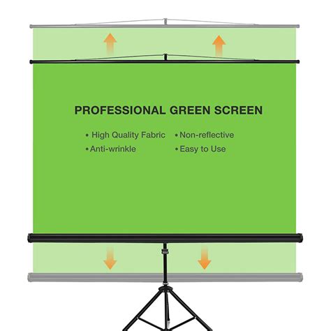 Portable Green Screen Collapsible Background Green Screen With Tripod