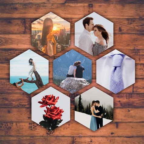 Hexagonal Shape Collage Ideas | Photo collage maker, Photo collage, Best photo collage