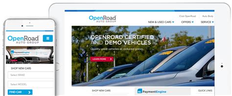 Openroad Auto Group Vancouver Web Design And Development Studio