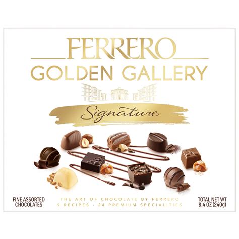 Buy Ferrero Golden Gallery Signature Fine Assorted Chocolates Candy T Box 24 Count 8 4 Oz