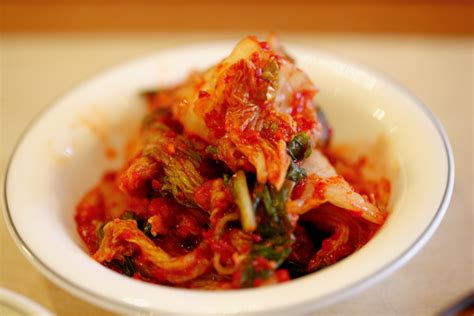 Kimchi is probably the most recognizable traditional korean food in the world. File:Korean traditional food, kimchi.jpg - Wikimedia Commons