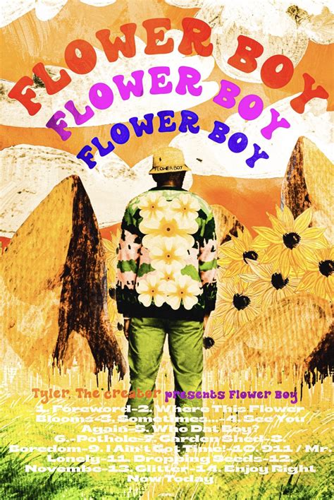 Tyler The Creator ‘flower Boy 3x Poster Defining