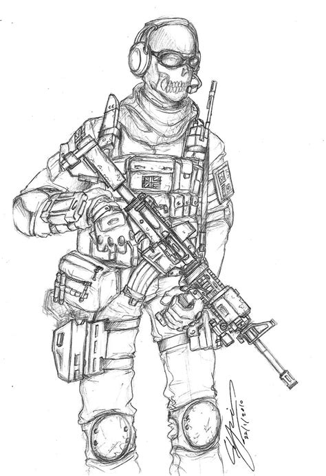 Cod Modern Warfare 2 Ghost By Jellovicious On Deviantart