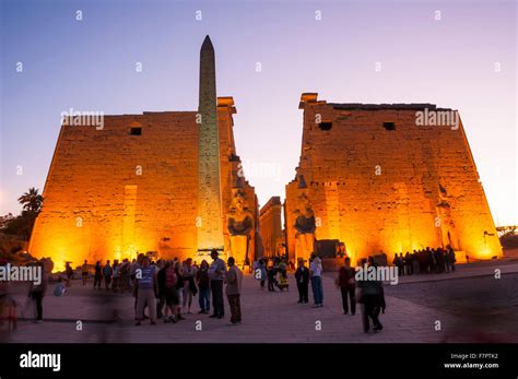 Luxor Temple Egypt Stock Photo Alamy