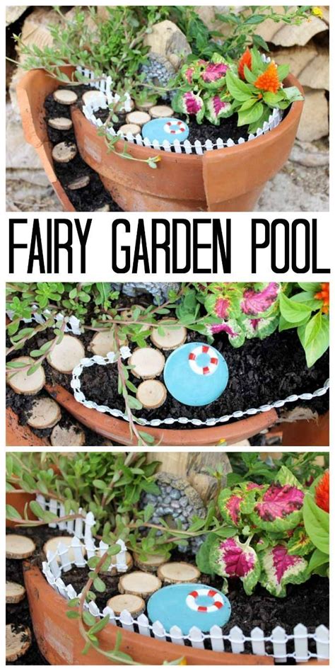 Diy Fairy Garden Pool You Can Make Your Own Fairy Garden With An In