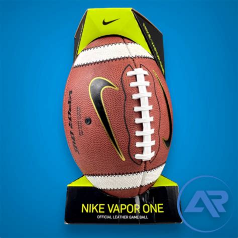 Nike Vapor One Game Football Ball Nfhs Leather Official Size And Weight