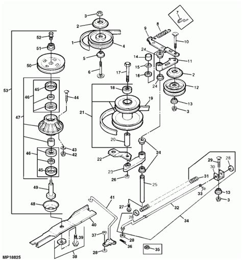 John Deere Inch Mower Deck Parts Diagram Vsaalert