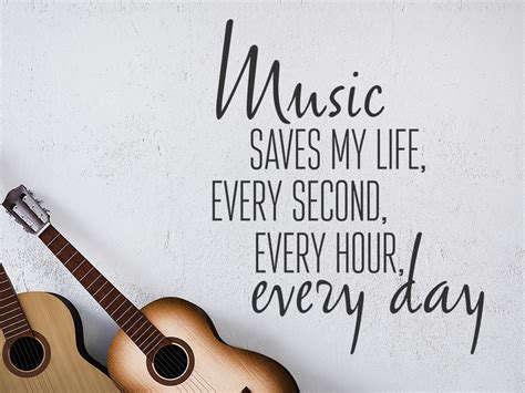 Base form, past form, past participle form. Wandtattoo Music saves my life, every second ...