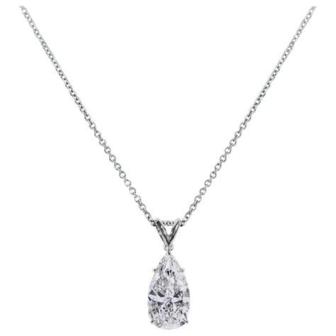 Gia Certified 077 Carat Cushion Cut Diamond Solitaire Pendant Necklace