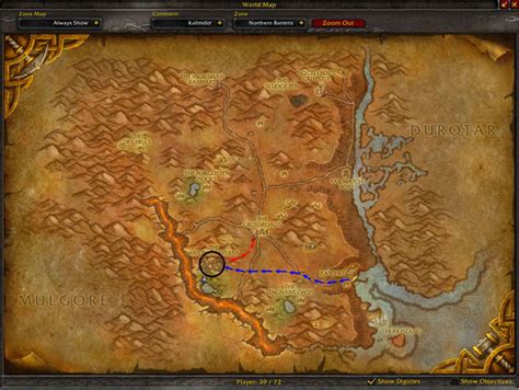 Wow Horde How Do You Get To Dustwallow Marsh From Orgrimmar Konsole