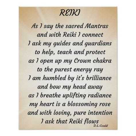 Reiki Poster Reiki Pure Energy Healing