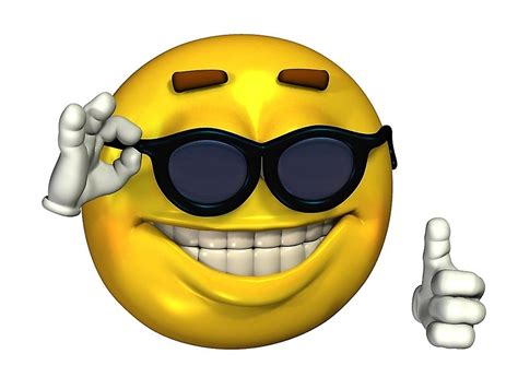 Create Meme Emoticons Smileys Smiley 3d Smiley With Glasses Pictures Meme