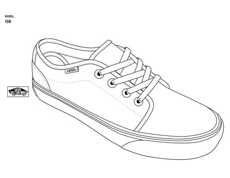 Blank Shoe Coloring Pages
