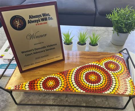 Naidoc Award For Wdvcas Window Decorations Molonglo Support Services