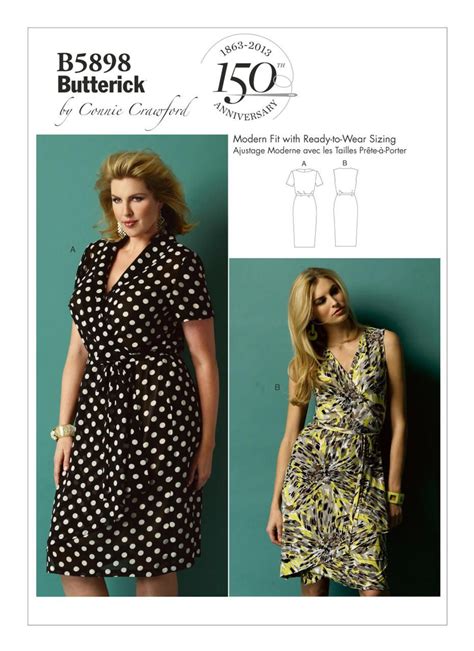 Pattern Roundup Knit Wrap Dresses Threads Butterick Sewing Patterns