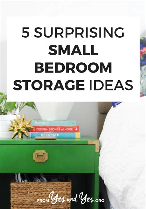 But it's hard to feel serene when looking at piles of dirty clothes, or searching through an overstuffed closet. 5 Surprising Small Bedroom Storage Ideas