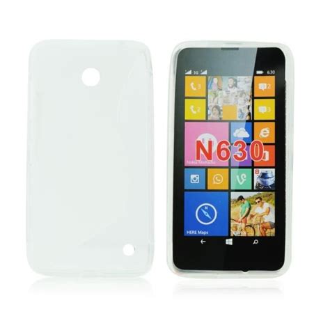 Coque Nokia Lumia 630635 Bimatière Transparent Achat Coque Bumper
