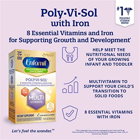 Enfamil Baby Vitamins Enfamil Poly Vi Sol 8 Multi Vitamins And Iron