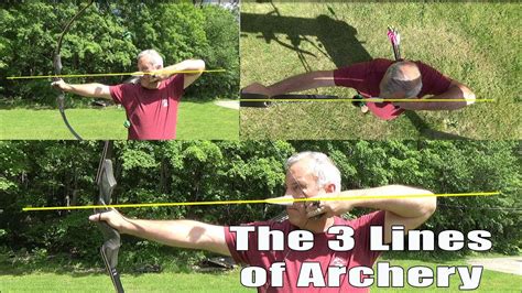 Traditional Archery The 3 Lines Of Archery Youtube