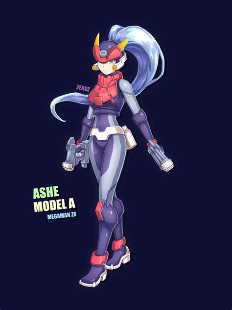 Ashe With Model A From Megaman Zx Advent Rmegaman