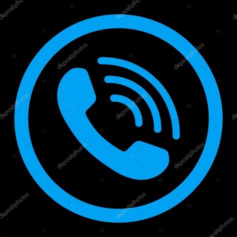 Phone Call Rounded Vector Icon — Stock Vector © Ahasoft 89980780