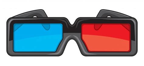 premium vector 3d glasses