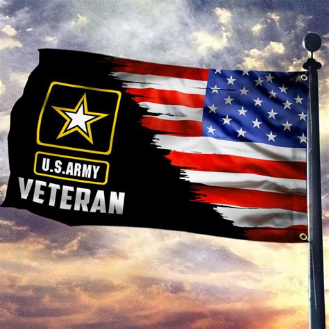 Us Army Flag United States Army Veteran Grommet Flag Trh1865gfv1 Flagwix