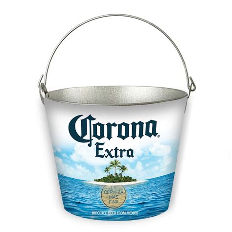 Corona Extra Bottle Opener Island Beach Scene Beer Bucket