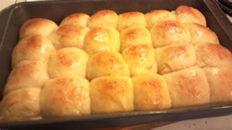 Homemade Pan Rolls With Pepperoni Inside