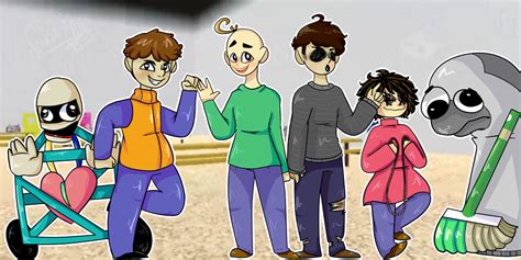 Baldi Basics Fan Made Characters