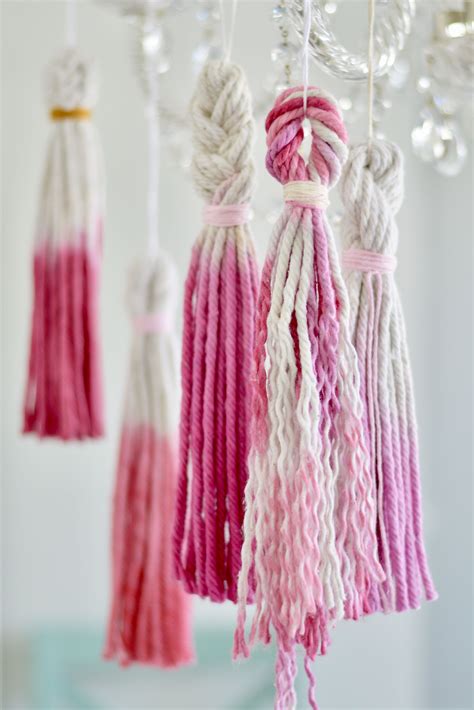 Macramé Tassels Dip Dyed Tassels Tassels Modern Boho Tassels